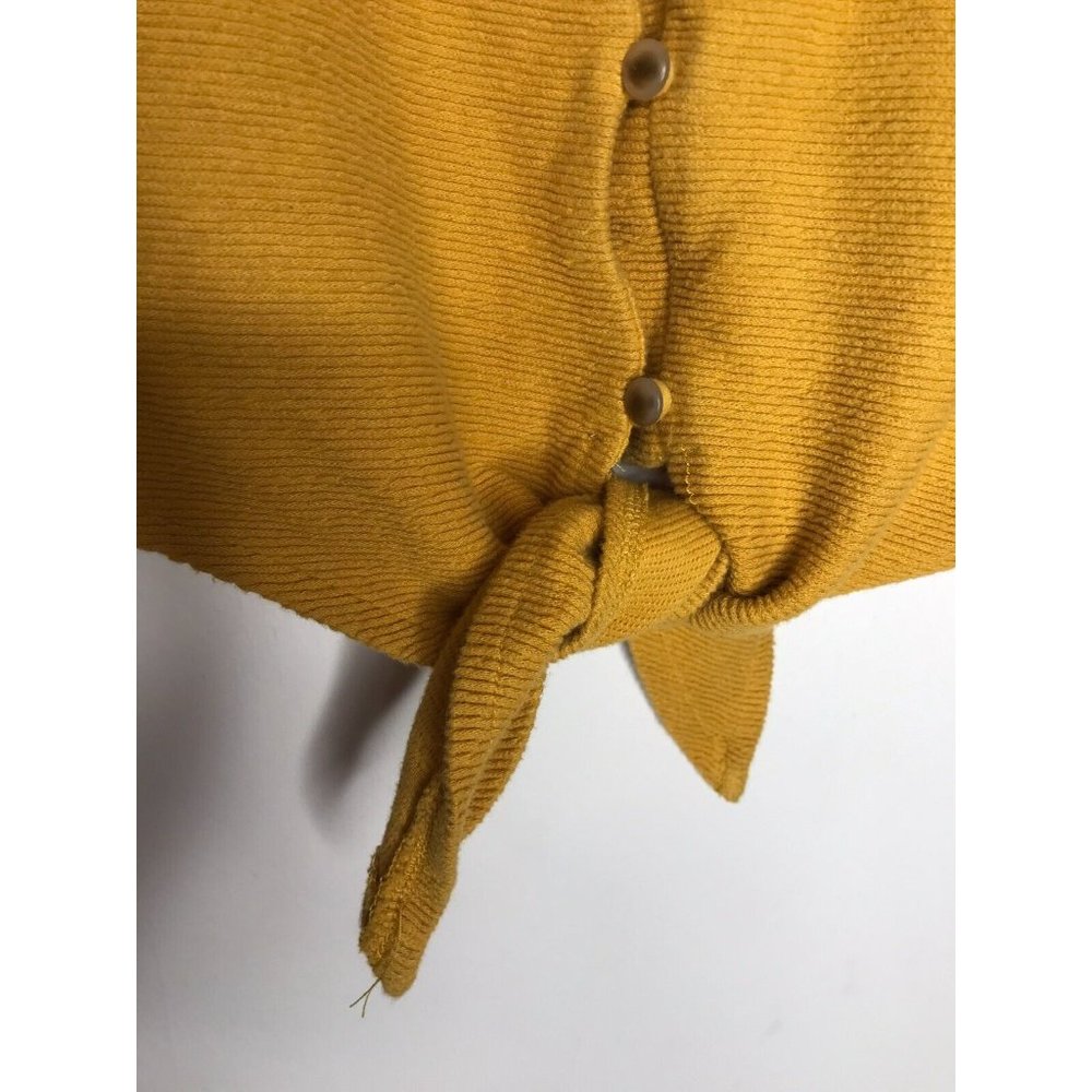 Madewell Texture & Thread Women’s Large Button Front Tie Tank Top Sleeveless - Picture 4 of 9